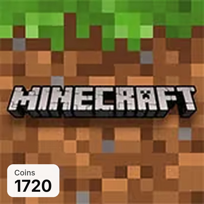 Minecraft Minecoins (Global) (1720 Coins)